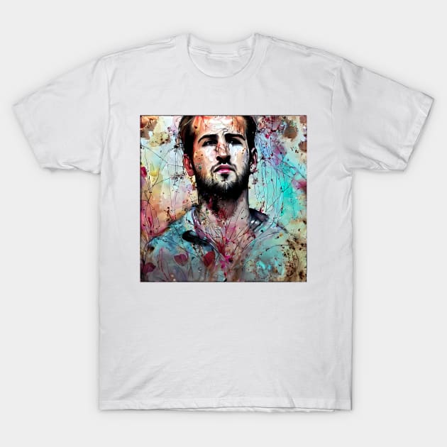 Sketch of Harry Kane T-Shirt by bogfl